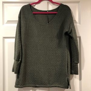 Over sized forest green sweater